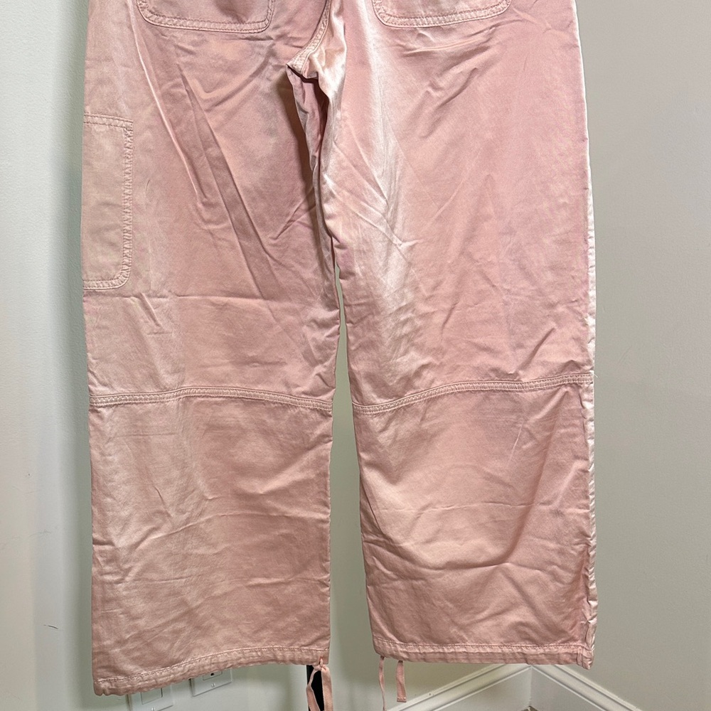 Anthropologie Blush Pink Cargo Pants. PILCRO - Picture 7 of 14